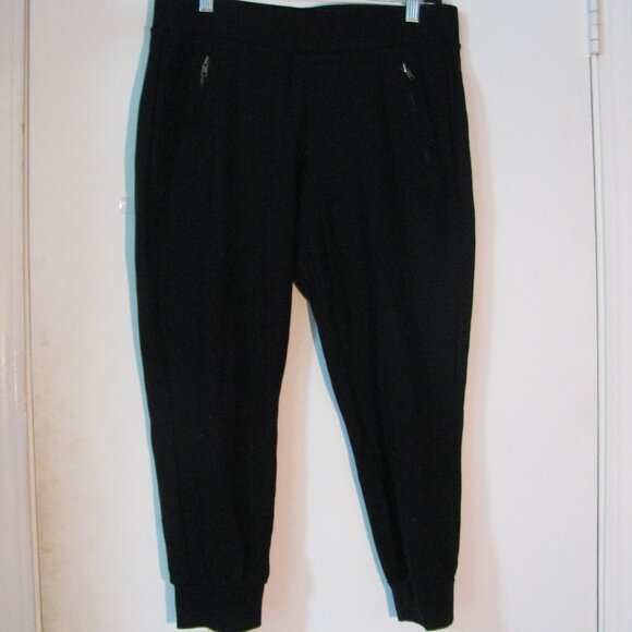 torrid Pants - ** Torrid Knit Pants Size 00 Fits Medium/Large Black Athletic Workout Pant